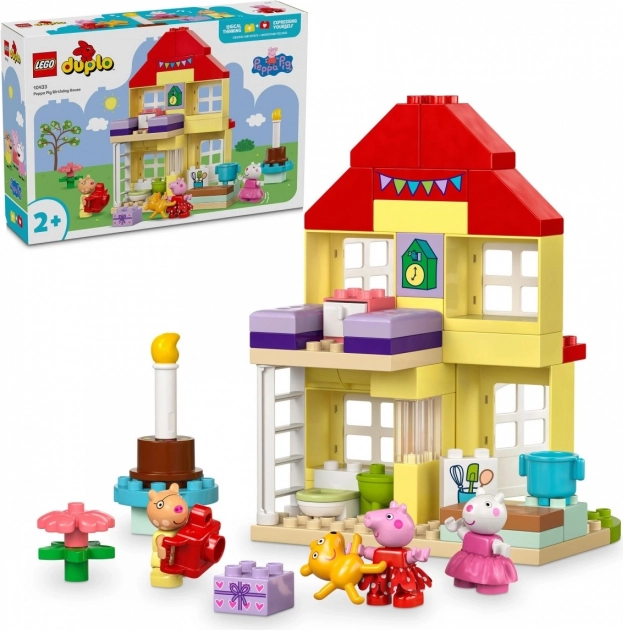 LEGO® DUPLO® 10433 Peppa Pig e la casa del compleanno