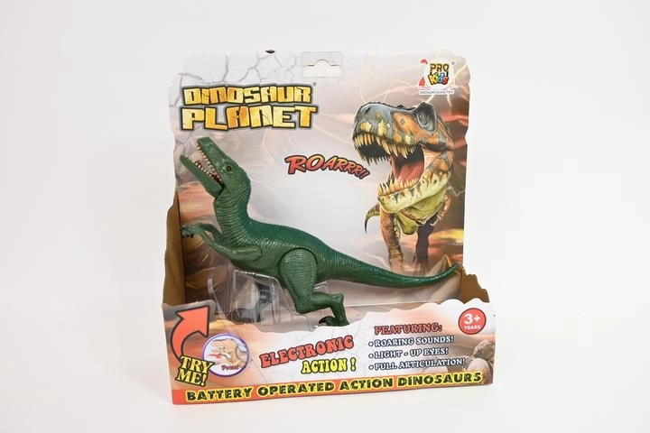 Dinosauro Velociraptor con luce e ruggito