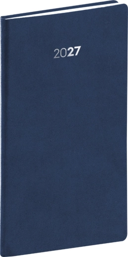 Agenda tascabile Notique Balakon 2027 blu scuro 9 × 15,5 cm
