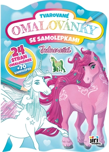 Album da colorare sagomato – Unicorni