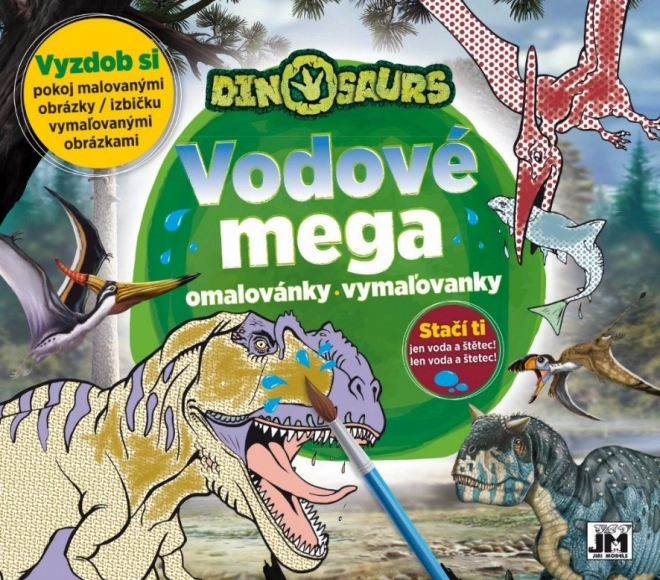 Jiri Models mega acquerelli ad acqua dinosauri - 1 pezzo