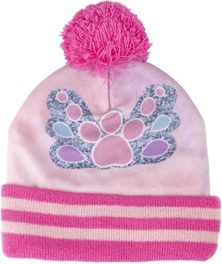 Caldo cappello lavorato a maglia con pompon