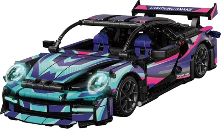 Set di costruzione di un'auto sportiva da 1116 pezzi