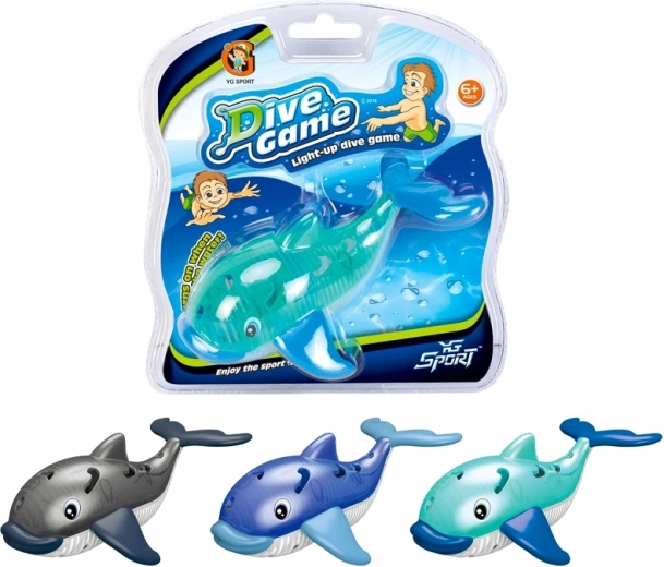Balena subacquea Sparkys con luce (3 varianti)