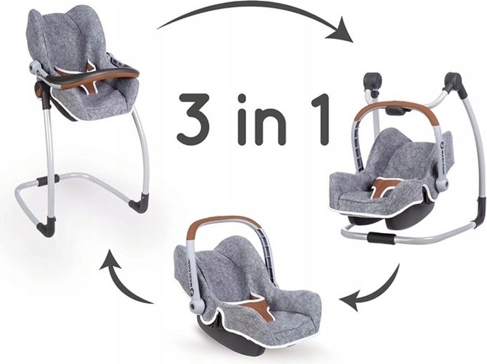 Smoby seggiolone 3 in 1 per bambole