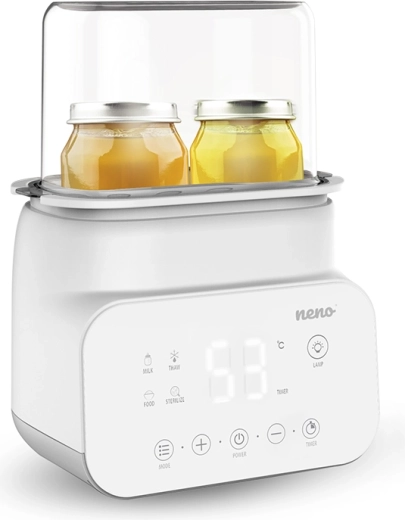 Riscaldamento rapido e uniforme di latte e pappe