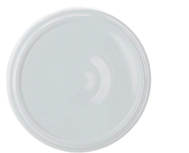 Coperchio bianco per conserve 82 mm con 6 ganci