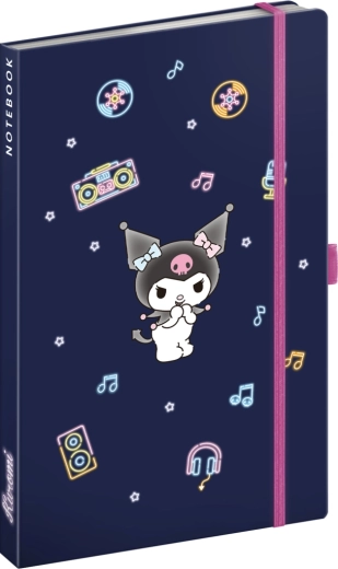 Notique Notes Kuromi quaderno a righe 13 × 21 cm