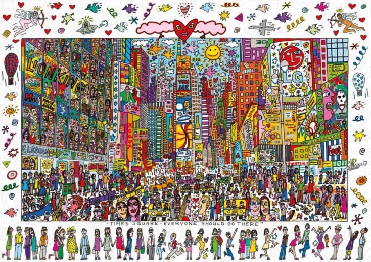 RAVENSBURGER Puzzle Times Square - Tutti dovrebbero andarci 1000 pezzi