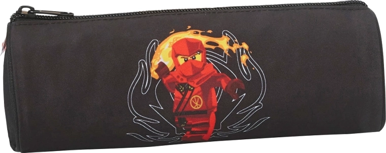 Astuccio rotondo rosso per matite Lego Ninjago