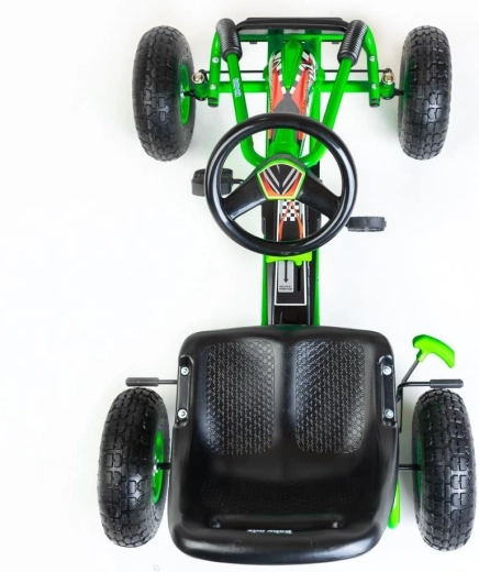 Controllo totale: avanti/indietro, ruota libera e freno a mano