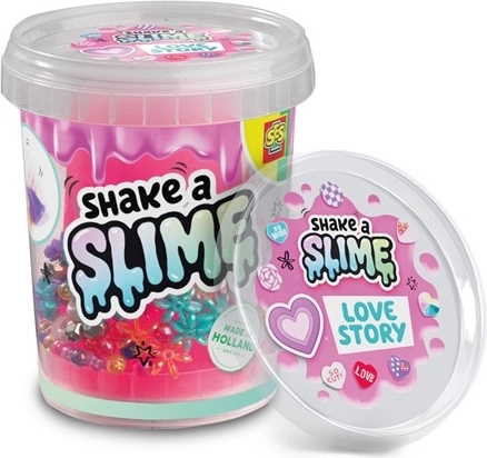 SES ShakeASlime Love Story slime rosa 200 g