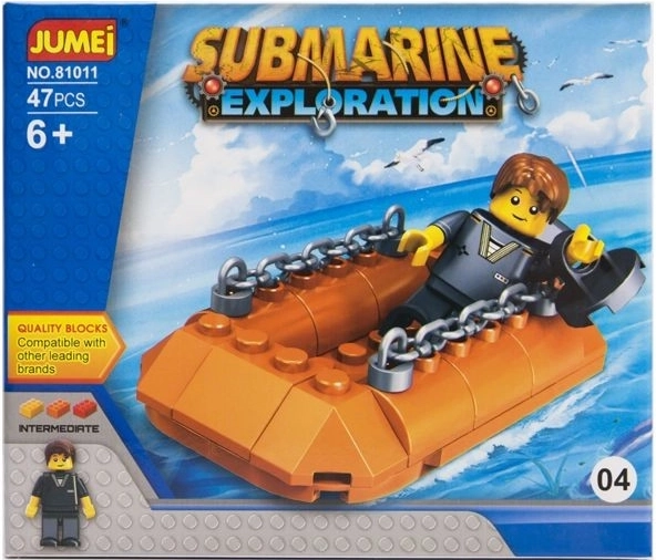 Jumei submarine exploration spedizione subacquea set di costruzioni 47 pezzi - 1 pezzo