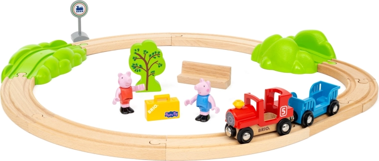 BRIO World trenino e binari Peppa Pig