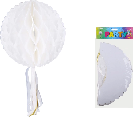 Sfera decorativa di carta da appendere da 30 cm