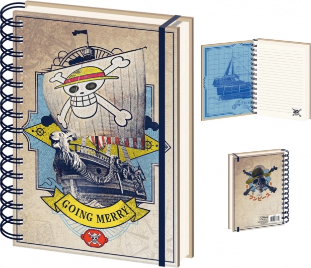 Blocco ad anelli con motivo One Piece