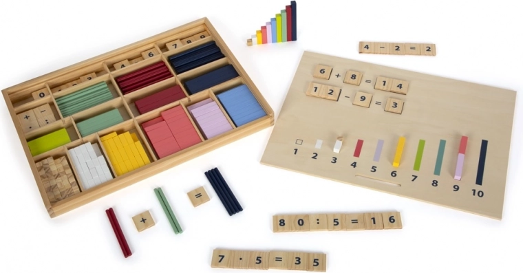 Set matematico in legno in box SMALL FOOT Educate