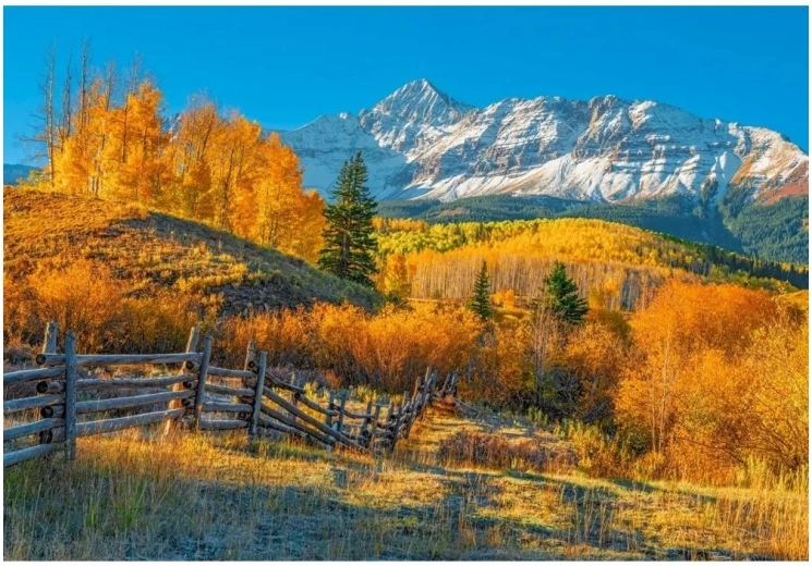 Puzzle Castorland Vista autunnale del Wilson Peak 1000 pezzi