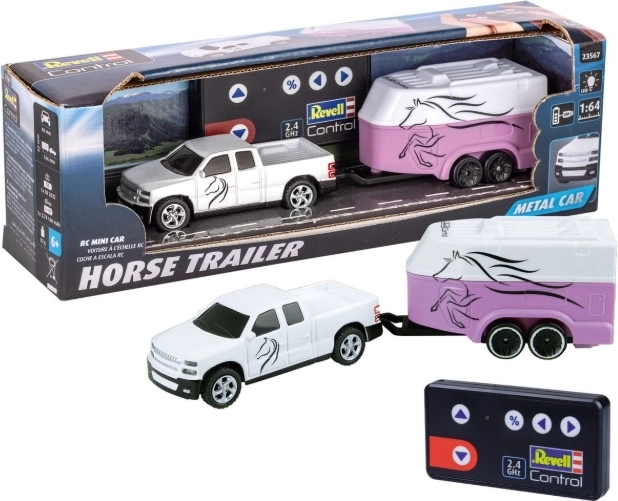 Revell RC mini auto con rimorchio per cavalli