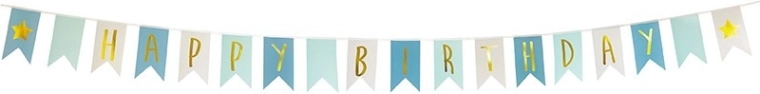Jabadabado banner happy birthday blu