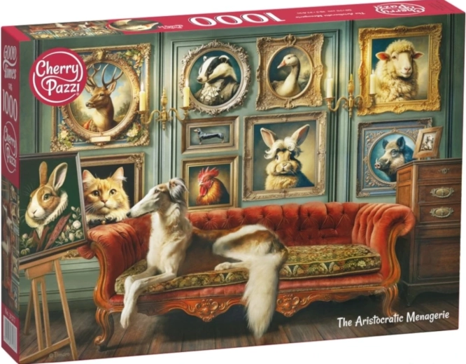 Puzzle CHERRY PAZZI Zoo aristocratico 1000 pezzi