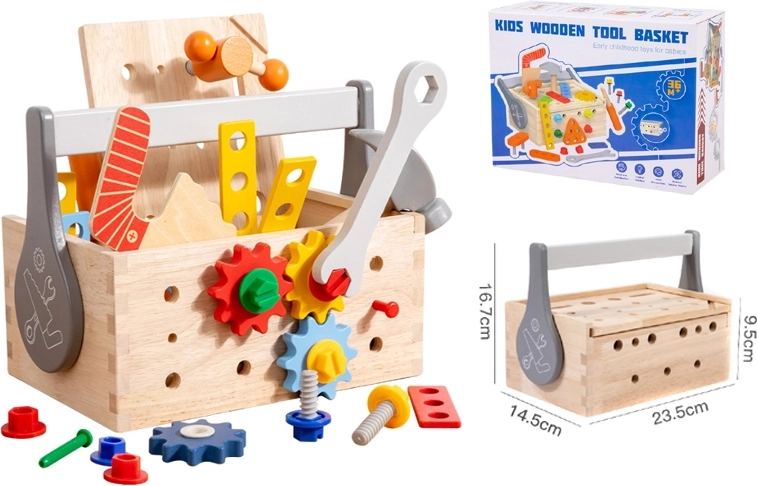 Attrezzi da lavoro in legno per bambini