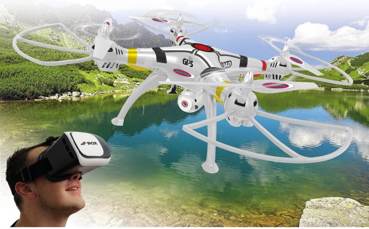 Videocamera WiFi FPV HD 720p e modalità VR