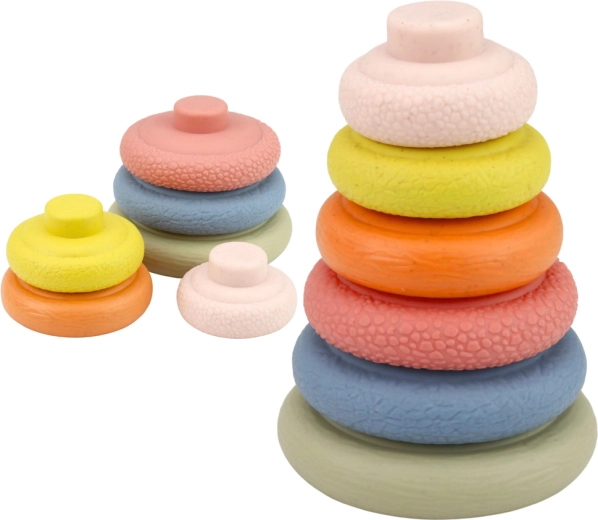 Anelli impilabili per ordinare per grandezza