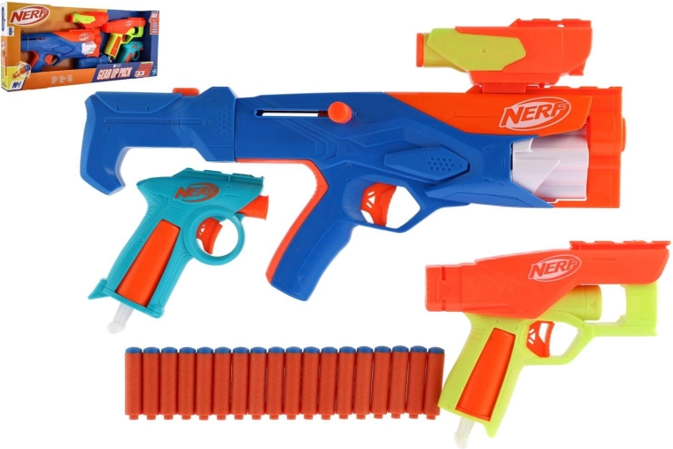 Nerf N Series Gear Up Pack set di blaster - 3 pezzi