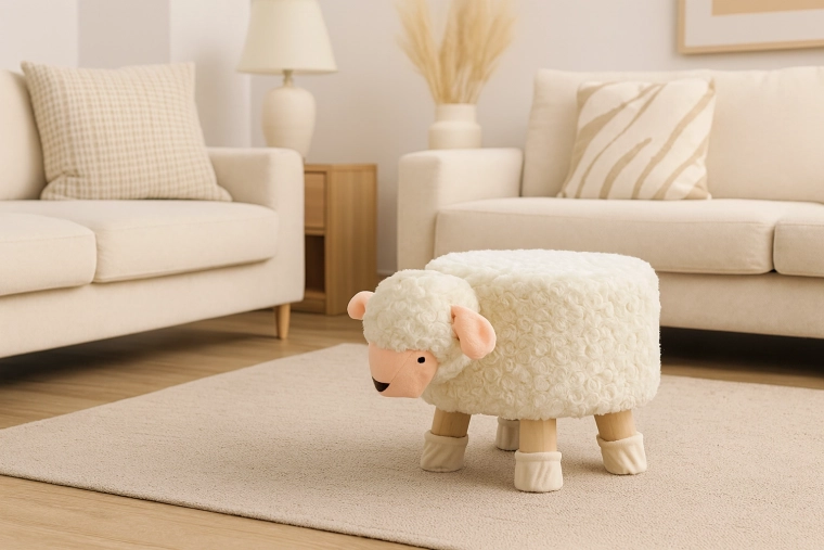 Pouf pecorella 28 × 25 cm