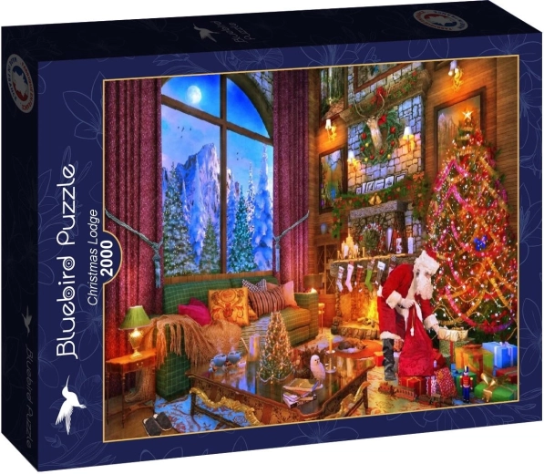 Puzzle Bluebird Casetta di Natale 2000 pezzi