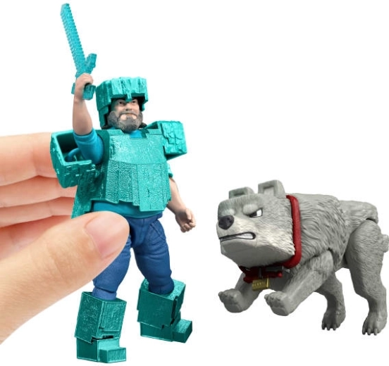 Due personaggi iconici di Minecraft