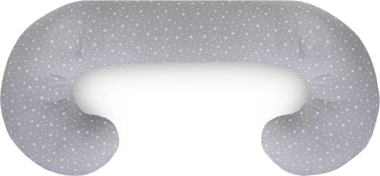 Cuscino per gravidanza e allattamento Ceba Cebuška Duo Jersey grey stars 300 cm