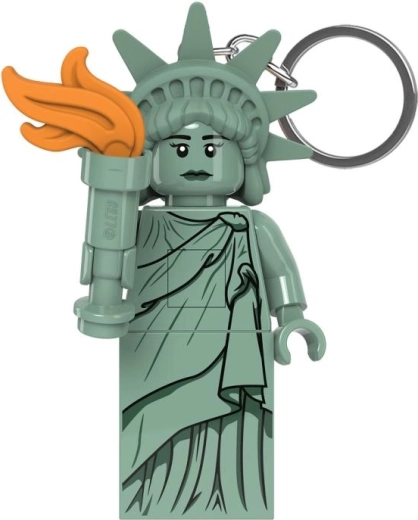 Lego minifigures portachiavi luminoso statua della libertà
