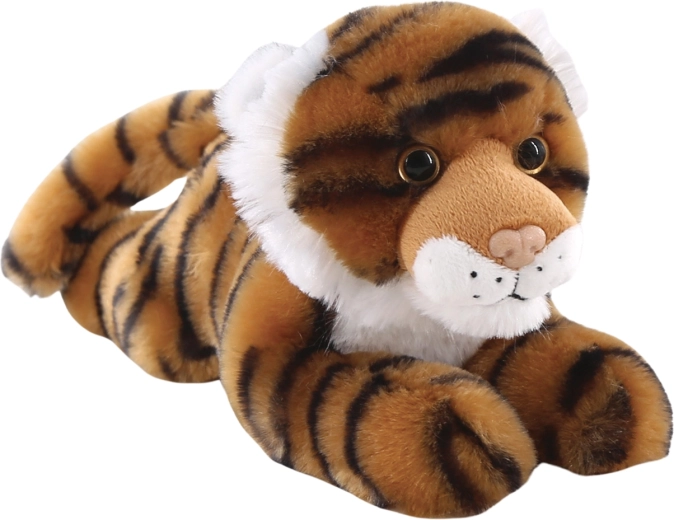 Tigre di peluche sdraiato 25 cm