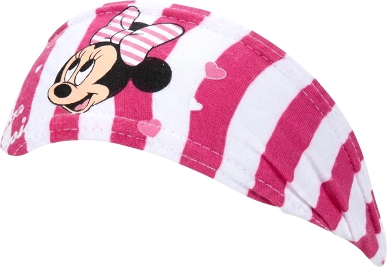 Fascia per capelli Disney Minnie per neonati color lampone - 1 pezzo