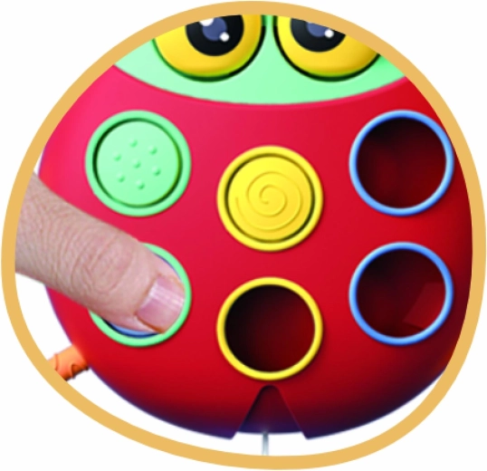 Bolle da schiacciare per stimolazione tattile