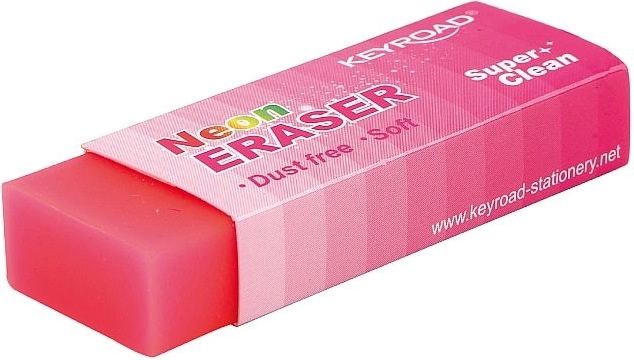 Gomma neon Keyroad rosa