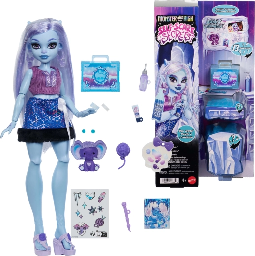 Monster High Abbey Bominable bambola con accessori Self-Care