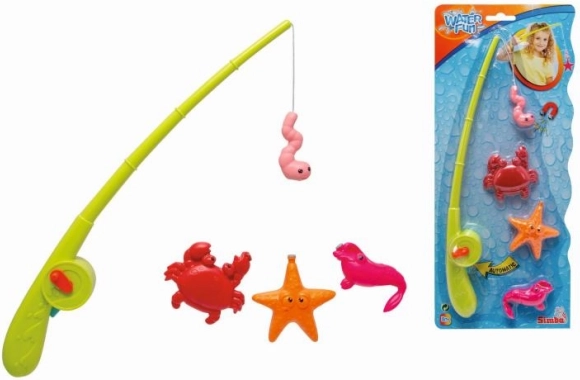 Gioco da pesca magnetico con canna