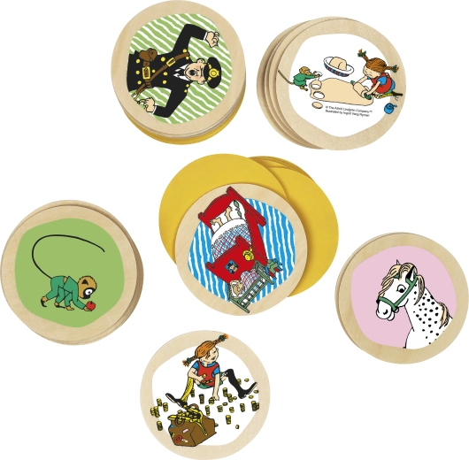 Illustrazioni originali dalle storie di Pippi