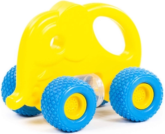Baby Gripcar elefantino – ruote in gomma, sonaglino