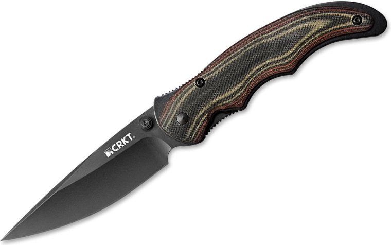 Coltello pieghevole CRKT Endorser Black G10 8,1 cm