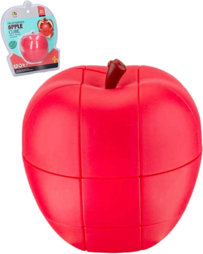 Rompicapo rotante in plastica a forma di mela 8 cm - 1 pezzo