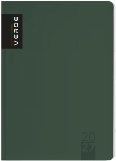 Agenda settimanale A5 Verde 2027 verde