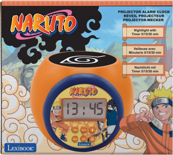 Sveglia Lexibook Naruto con proiettore da soffitto