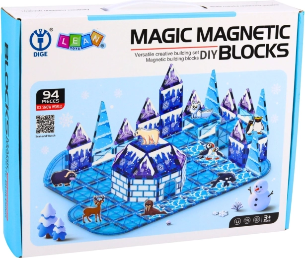 94 pezzi traslucidi per creazioni 2D e 3D