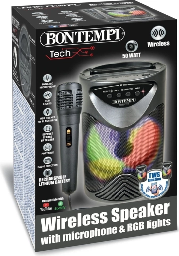 Più sorgenti musicali e ricarica via USB‑C