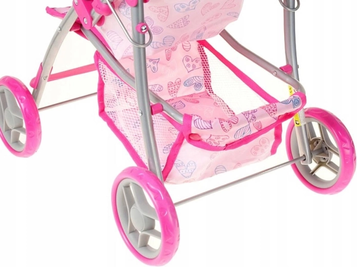 Montaggio facile e bel design rosa con cuoricini
