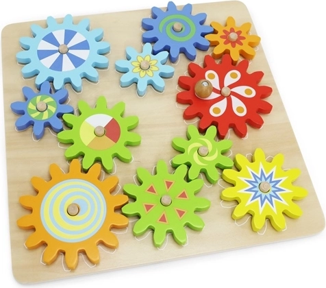 Gioco in legno con ingranaggi BABU